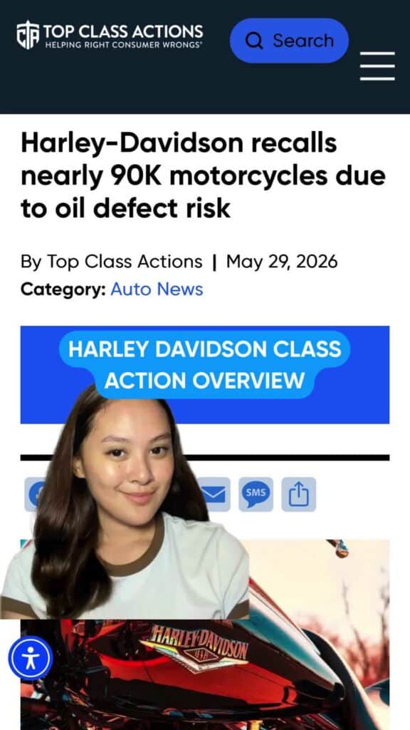 Major recall notice for the Harley community! 🛠️ Harley-Davidson is recalling nearly 90,000 motorcycles due to a defect where a