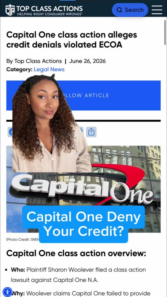 If Credit One denied your credit application or closed your account without providing proper written notice, save this video and
