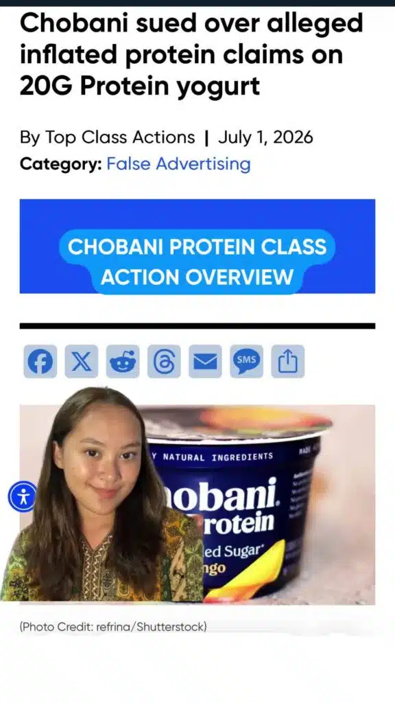 YOGURT AISLE DRAMA: Chobani Hit With Massive Protein Lawsuit! Gym-goers and protein counters, watch out! A new federal lawsuit accuses