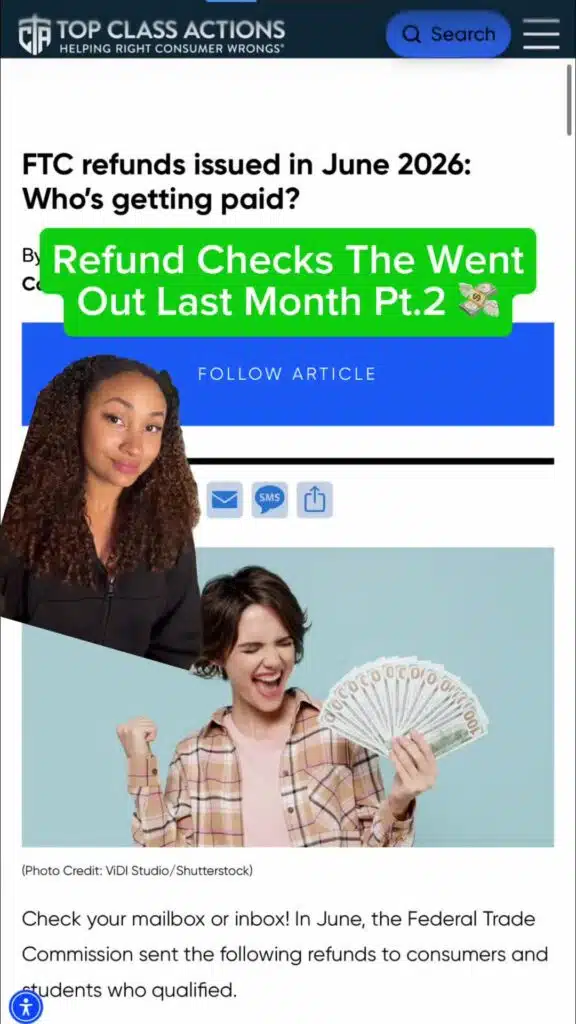 Visit the link in our bio to see if a check is headed your way! #ClassAction #SettlementMoney #Refunds #ClaimCash #Free