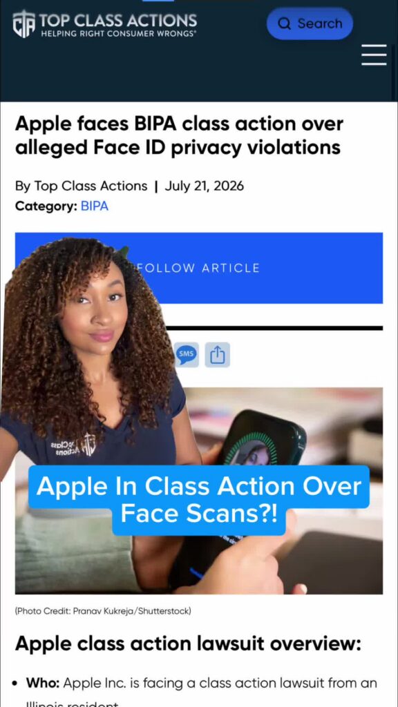 What do you think about this class action lawsuit? Follow us to see how things unfold in court. #Apple #ConsumerPrivacy