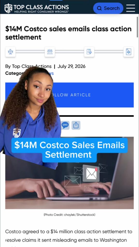 Click the link in our bio to see if you qualify to claim a payment from this $14M Costco settlement!