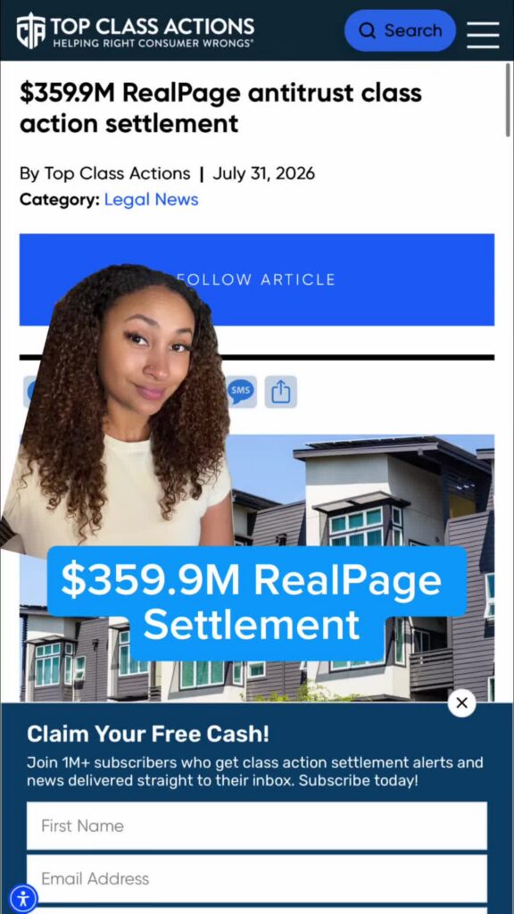 Visit the link in our bio to see if your current or former apartment is included in this RealPage settlement.
