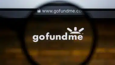 Illustrative Editorial of GOFUNDME website homepage.