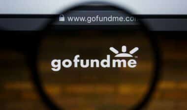 Illustrative Editorial of GOFUNDME website homepage.