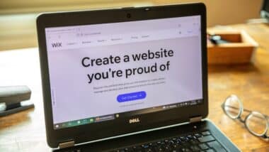 WIX app. Software company from Israel that provides cloud based web development service.