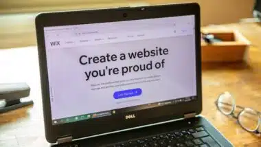 WIX app. Software company from Israel that provides cloud based web development service.
