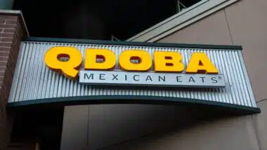 Qdoba Mexican Eats exterior and logo.