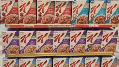 Kellogg's Special K cereal on local grocery store shelves