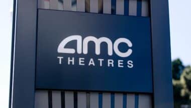 the logo for AMC Theatres
