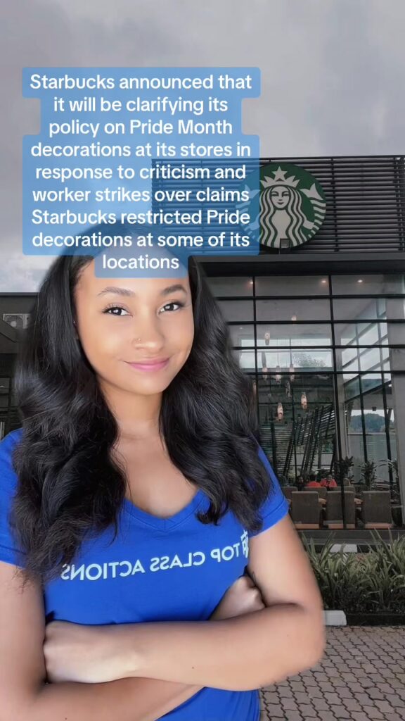 Find the full story on our website, 🔗 in bio! Search “Starbucks.” #Starbucks #PrideMonth #Legal #News #LegalTikTok #LegalTok