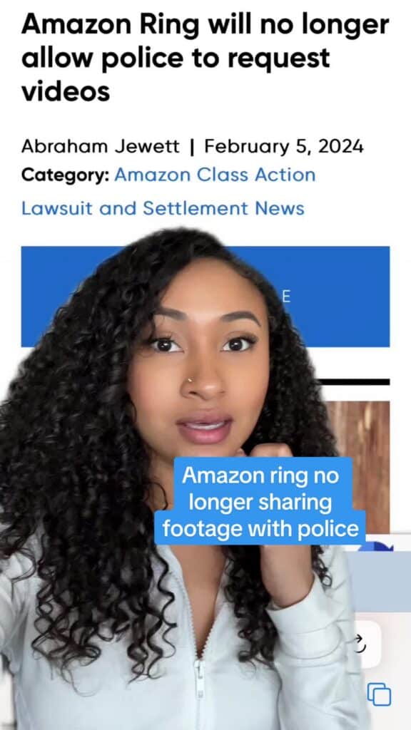 What are your thoughts on this decision?! 😨 #amazon #amazonring #amazonrings #classaction #consumer #publicsafety #topclassactions