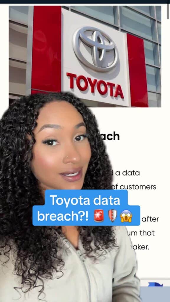 🚨🛡️ Were you aware of this Toyota data breach? #toyota #toyotaemployee #toyotadealership #databreach #dataleak #classaction #consumer #explore #TopClassActions #legalnews #classactionlawsuit