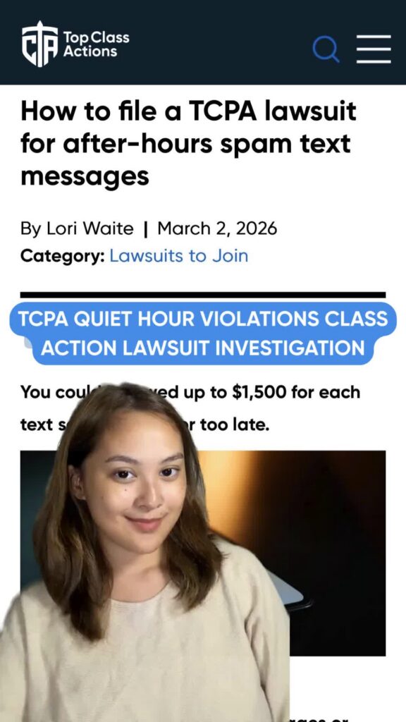 🚨 LATE NIGHT SPAM? It’s not just annoying—it might be ILLEGAL. 🚨 If you’ve received a marketing text while you