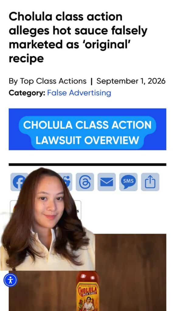 DM us ‘YES’ for more information or if you believe you were affected! CHOLULA EXPOSED: Did They Secretly Change the