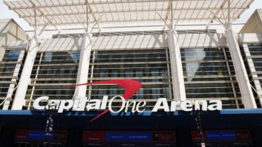 Washington, District of Columbia, USA - August 15, 2022: Exterior of Capital One Arena