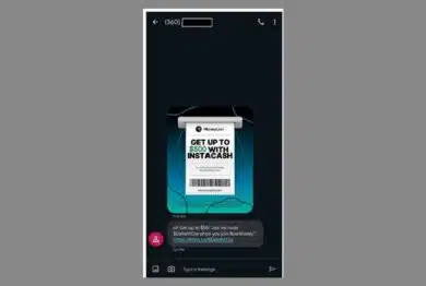 MoneyLion refer a friend text messages