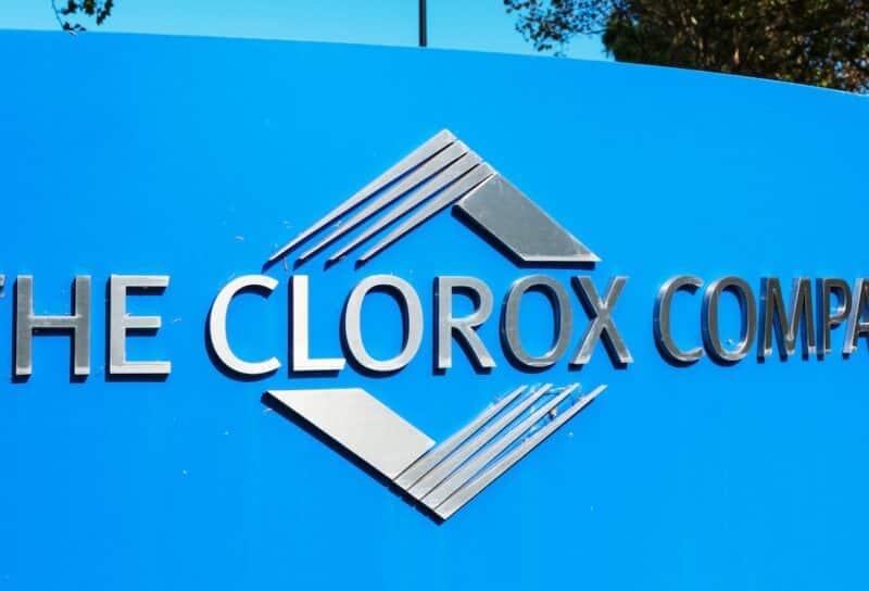 The Clorox Company sign near global manufacturer and marketer of consumer and professional products research facility.