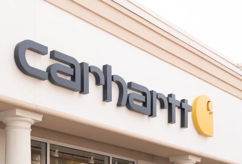 Carhartt store sign