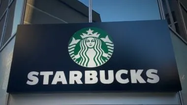 Starbucks coffee office building storefront logo signage