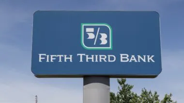 Fifth Third Bank location sign.