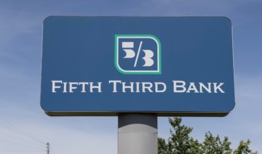 Fifth Third Bank location sign.