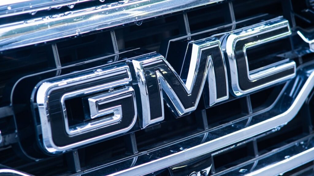 GMC Truck And SUV Brand Logo Emblem Badge On Front Grill
