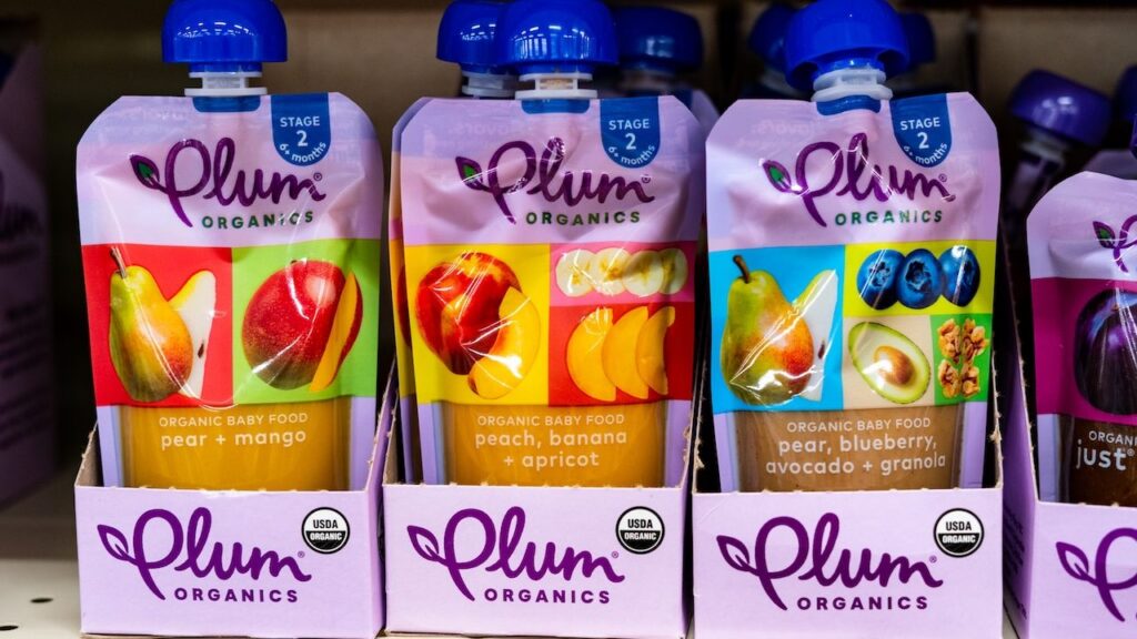 Plum Organics Baby Food Fruit Pouches