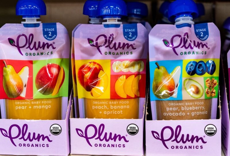 Plum Organics Baby Food Fruit Pouches