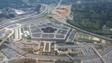 Aerial view of the Pentagon complex