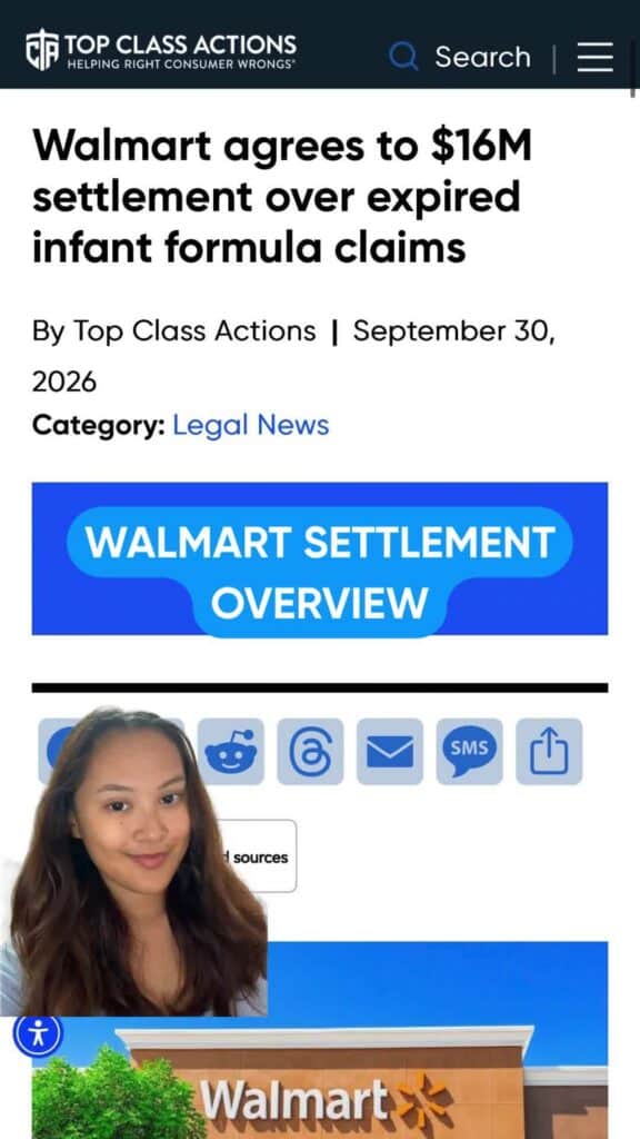 If you shop at Walmart, you need to see this! Walmart has agreed to a $16 Million settlement resolving claims
